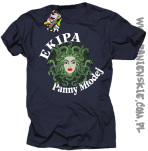 Ekipa Panny Młodej  - koszulka męska granatowa