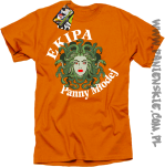 Ekipa Panny Młodej  - koszulka męska pomarańczowa