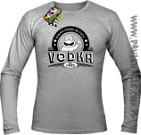 Vodka Always Drunk as Fuck - Longsleeve męski melanz 