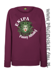Ekipa Panny Młodej - bluza standard damska bordowa