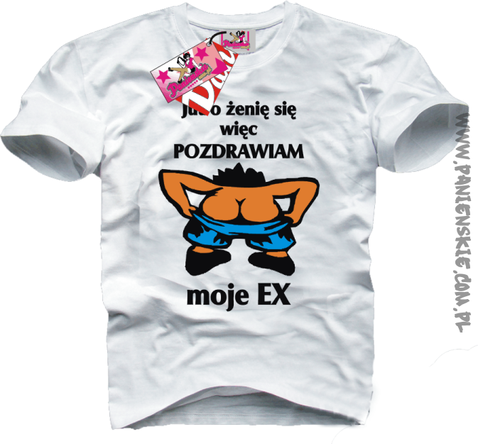 Jutro żenie się więc pozdrawiam moje ex - koszulka męska