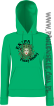 Ekipa Panny Młodej  - bluza damska z kapturem zielona