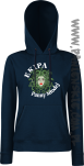 Ekipa Panny Młodej  - bluza damska z kapturem granatowy