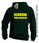 OCHRONA Pana Młodego - bluza męska z kapturem czarna