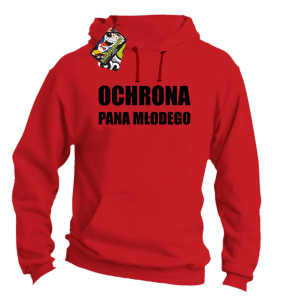 OCHRONA Pana Młodego - bluza męska z kapturem