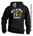 Ostatnia Noc Wolności z kumplami Funny Cartoons - Bluza męska z kapturem czarna 