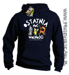 Ostatnia Noc Wolności z kumplami Funny Cartoons - Bluza męska z kapturem granat