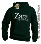 ZARA się ożenię -bluza z kapturem zielona