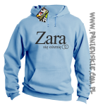 ZARA się ożenię -bluza z kapturem błękitna