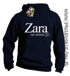 ZARA się ożenię -bluza z kapturem granatowa