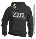 ZARA się ożenię -bluza z kapturem szara