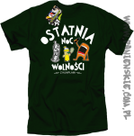 Ostatnia Noc Wolności z kumplami Funny Cartoons - Koszulka męska butelkowa 