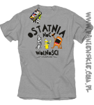 Ostatnia Noc Wolności z kumplami Funny Cartoons - Koszulka męska melanż 