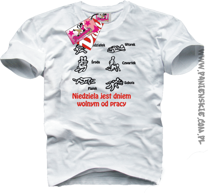 Niedziela jest dniem wolnym od pracy - koszulka męska Nr KODIA00213